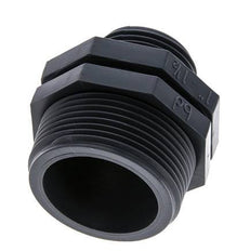 Reducing Double Nipple G1'' x G1 1/2'' Polypropylene (pp) 10bar (140.5psi) FDA 54mm Hex