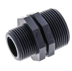 Reducing Double Nipple G1'' x G1 1/4'' Polypropylene (pp) 10bar (140.5psi) FDA 46mm Hex