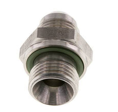 JIC Double Nipple G1/2'' x UNF 3/4''-16 Stainless Steel FKM 275bar (3863.75psi)