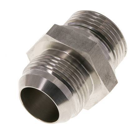 JIC Double Nipple G1'' x UN 1-5/16''-12 Stainless Steel FKM 170bar (2388.5psi)