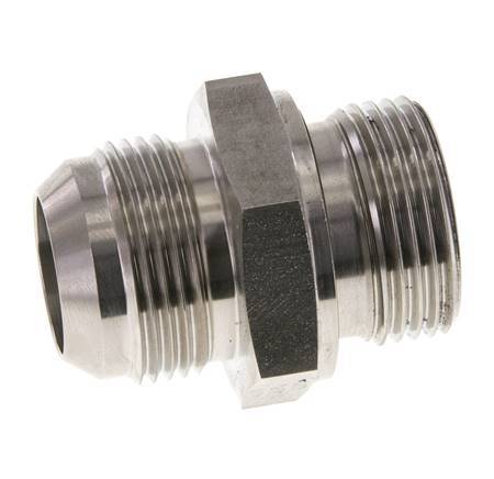 JIC Double Nipple G1'' x UN 1-5/16''-12 Stainless Steel FKM 170bar (2388.5psi)