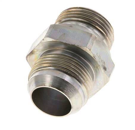 JIC Double Nipple G1'' x UN 1-5/16''-12 Steel NBR 170bar (2388.5psi)