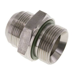JIC Double Nipple G1 1/4'' x UN 1-5/8''-12 Stainless Steel FKM 140bar (1967.0psi)
