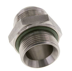 JIC Double Nipple G1 1/4'' x UN 1-5/8''-12 Stainless Steel FKM 140bar (1967.0psi)