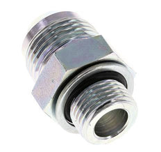 JIC Double Nipple G1/2'' x UN 1-1/16''-12 Steel NBR 210bar (2950.5psi)