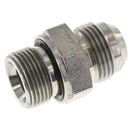 JIC Double Nipple G3/4'' x UN 1-1/16''-12 Steel NBR 210bar (2950.5psi)