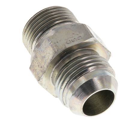 JIC Double Nipple G3/4'' x UN 1-1/16''-12 Steel NBR 210bar (2950.5psi)