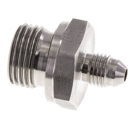 JIC Double Nipple G1/2'' x UNF 7/16''-20 Stainless Steel FKM 310bar (4355.5psi)