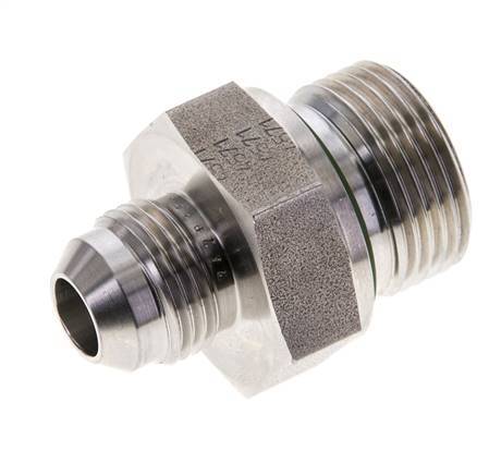 JIC Double Nipple G3/4'' x UNF 3/4''-16 Stainless Steel FKM 275bar (3863.75psi)