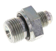 JIC Double Nipple G1/2'' x UNF 9/16''-18 Steel NBR 275bar (3863.75psi) [2 Pieces]