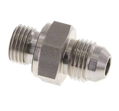 JIC Double Nipple G1/4'' x UNF 9/16''-18 Stainless Steel FKM 275bar (3863.75psi)