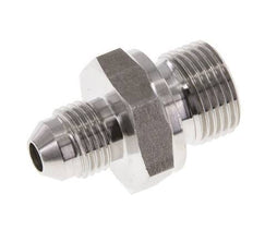 JIC Double Nipple G3/8'' x UNF 1/2''-20 Stainless Steel FKM 275bar (3863.75psi)