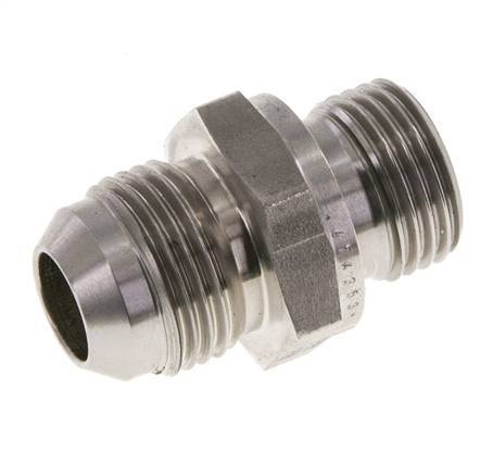 JIC Double Nipple G1/2'' x UNF 7/8''-14 Stainless Steel FKM 210bar (2950.5psi)