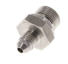 JIC Double Nipple G3/8'' x UNF 7/16''-20 Stainless Steel FKM 310bar (4355.5psi)