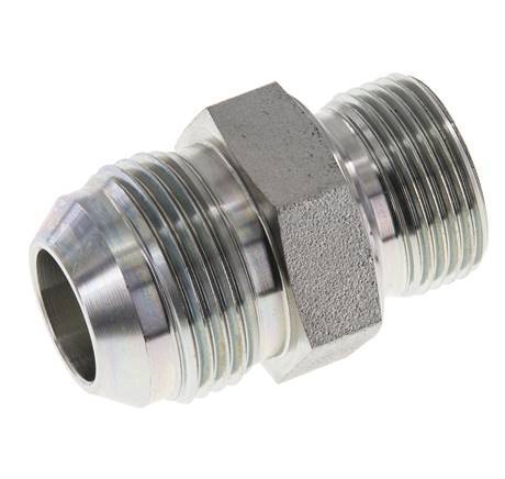 JIC Double Nipple G3/4'' x UN 1-3/16''-12 Steel NBR 170bar (2388.5psi)