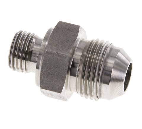 JIC Double Nipple G1/4'' x UNF 3/4''-16 Stainless Steel FKM 275bar (3863.75psi)