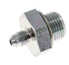 JIC Double Nipple G1/2'' x UNF 7/16''-20 Steel NBR 310bar (4355.5psi)