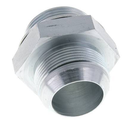 JIC Double Nipple G1 1/2'' x UN 1-7/8''-12 Steel NBR 105bar (1475.25psi)