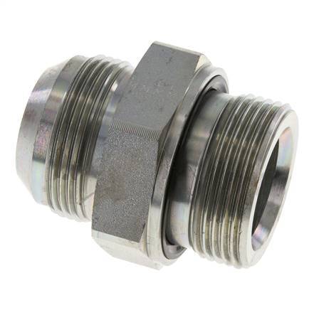 JIC Double Nipple G1 1/4'' x UN 1-5/8''-12 Steel NBR 140bar (1967.0psi)