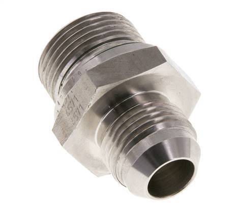 JIC Double Nipple G3/4'' x UNF 7/8''-14 Stainless Steel FKM 210bar (2950.5psi)