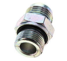 JIC Double Nipple M27 X 2 x UN 1-1/16''-12 Steel NBR 210bar (2950.5psi)