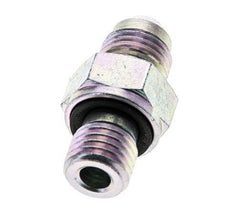 JIC Double Nipple M12 X 1.5 x UNF 1/2''-20 Steel NBR 275bar (3863.75psi)