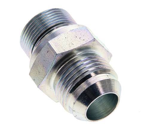 JIC Double Nipple M26 X 1.5 x UN 1-1/16''-12 Steel NBR 210bar (2950.5psi)