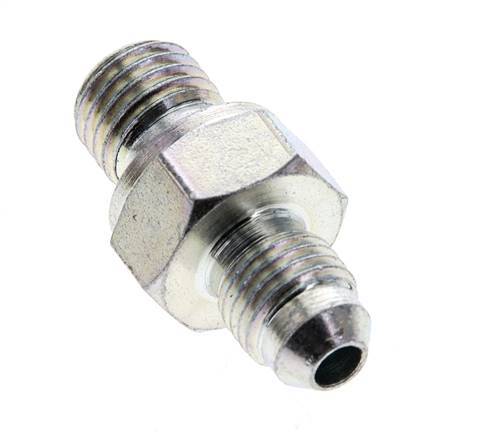 JIC Double Nipple M12 X 1.5 x UNF 7/16''-20 Steel NBR 310bar (4355.5psi)