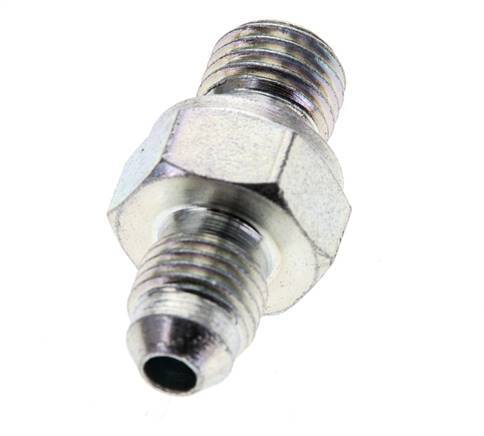 JIC Double Nipple M12 X 1.5 x UNF 7/16''-20 Steel NBR 310bar (4355.5psi)