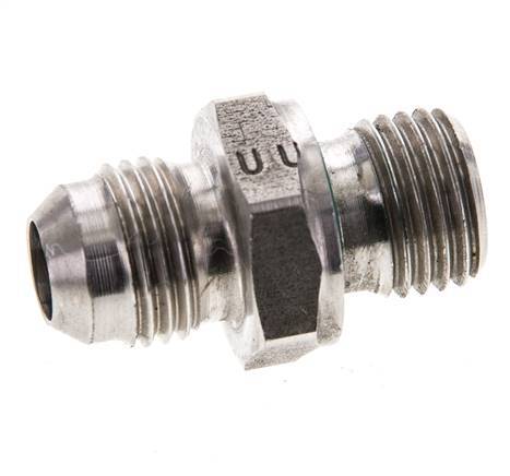 JIC Double Nipple M14 X 1.5 x UNF 9/16''-18 Stainless Steel FKM 275bar (3863.75psi)