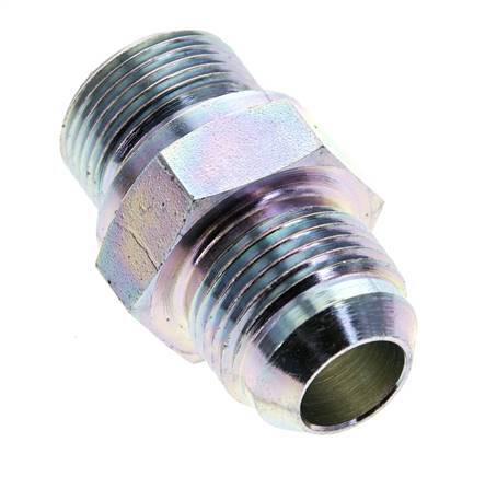JIC Double Nipple M22 X 1.5 x UNF 7/8''-14 Steel NBR 210bar (2950.5psi)