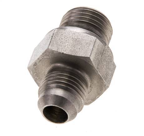 JIC Double Nipple M16 X 1.5 x UNF 9/16''-18 Stainless Steel FKM 275bar (3863.75psi)