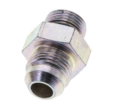 JIC Double Nipple M18 X 1.5 x UNF 3/4''-16 Steel NBR 275bar (3863.75psi)