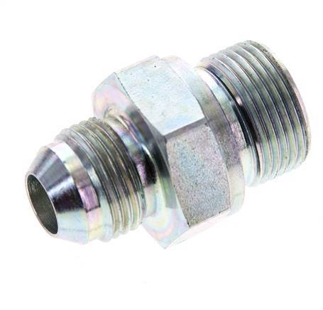 JIC Double Nipple M22 X 1.5 x UNF 3/4''-16 Steel NBR 275bar (3863.75psi)