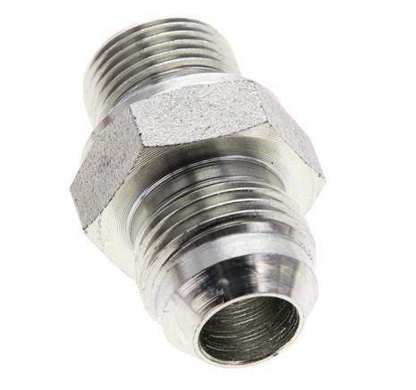 JIC Double Nipple M20 X 1.5 x UNF 7/8''-14 Steel NBR 210bar (2950.5psi)