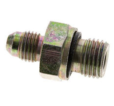 JIC Double Nipple M14 X 1.5 x UNF 7/16''-20 Steel NBR 310bar (4355.5psi)
