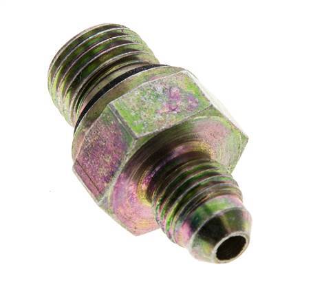 JIC Double Nipple M14 X 1.5 x UNF 7/16''-20 Steel NBR 310bar (4355.5psi)