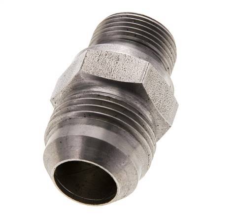 JIC Double Nipple M22 X 1.5 x UN 1-1/16''-12 Stainless Steel FKM 210bar (2950.5psi)