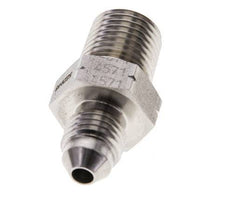 JIC Double Nipple UNF 7/16''-20 x 1/4'' NPT Stainless Steel 275bar (3863.75psi)