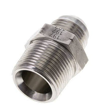 JIC Double Nipple UN 1-1/16''-12 x 1'' NPT Stainless Steel 140bar (1967.0psi)