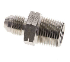 JIC Double Nipple UNF 1/2''-20 x 3/8'' NPT Stainless Steel 210bar (2950.5psi)