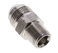 JIC Double Nipple UN 1-1/16''-12 x 1/2'' NPT Stainless Steel 210bar (2950.5psi)