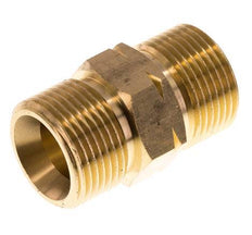 Double Nipple G3/4'' Male x Male Left Hand Brass 16bar (224.8psi) 27mm Hex