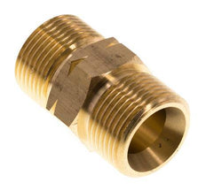 Double Nipple G3/4'' Male x Male Left Hand Brass 16bar (224.8psi) 27mm Hex