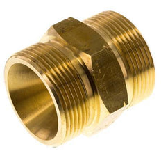Double Nipple G1 1/2'' Male x Male Left Hand Brass 16bar (224.8psi) 50mm Hex