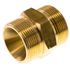 Double Nipple G1 1/2'' Male x Male Left Hand Brass 16bar (224.8psi) 50mm Hex
