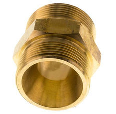 Double Nipple G1 1/2'' Male x Male Left Hand Brass 16bar (224.8psi) 50mm Hex