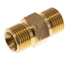 Double Nipple G1/2'' Male x Male Left Hand Brass 16bar (224.8psi) 22mm Hex