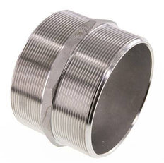 Double Nipple G4'' Stainless Steel Flat Seal 16bar (224.8psi) 117mm Hex