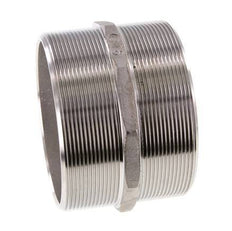 Double Nipple G4'' Stainless Steel Flat Seal 16bar (224.8psi) 117mm Hex